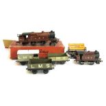 A mixed lot of Hornby O gauge, to include a boxed No.2 LMS 6954 Special Tank Loco; LMS 2270 loco,