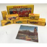 A collection of Dinky toys to include : 547 Coupe Borgward 'Isabella'; 197 Morris Mini-Traveller;