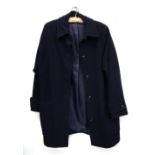 A size 14 Jean Muir top; together with a black Jaeger skirt; a navy reefer coat; and a 1970s