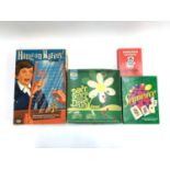 A selection of vintage games, Don't Dump the Daisy; Hang on Harvey!; Sequence; and Armchair