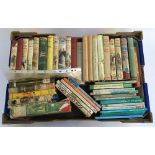 A box of good children's books, mostly Enid Blighton hardback editions, the majority with dust