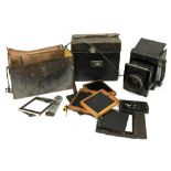 A Thornton Pickard Junior Special box camera with Aldis Anastigmat f3 6" lens in original box;