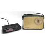 A Perdio radio; together with an Impine alarm clock radio
