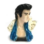 A plaster bust of Elvis Presley, 49cmH