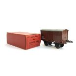 A Hornby O Gauge Goods Van No.1, R162, 'LMS 12T 282095', with original box in excellent condition