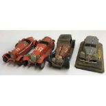 A mixed lot of model cars, to include a 1:18 Burago Alfa Romeo 2300 Monza; a 1:18 Burago Alfa