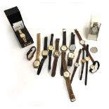 A mixed lot of gents wrist watches, to include Ingersoll ltd 'Triumph', Timex, Montine, Sekonda,
