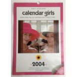 A 2004 Calendar Girl's calendar, to include Julie Walters and Helen Mirren