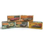 A collection of five Matchbox vehicles, all in original boxes, to include No. 12 Citroen CX; No.