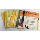 Over 30 London theatre programmes mainly 1950s from the Old Vic and some from The Royal Court