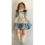 A Heubach Koppelsdorf antique doll with bisque head, marked '250-9 Koppelsdorf Germany', 23"/60cm