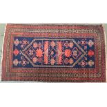 A west Persian rug, 190x110cm