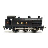 A Bassett-Lowke 0-6-0 Tank Loco LMS Black No.78, electric