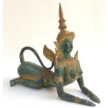 A cast metal Thai Apsonsi figure, 36cmH