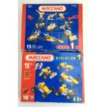 Meccano set 1; together with Meccano Evolution 1