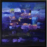 Anne Toase (20th century, contemporary), Venetian Glass, oil on canvas, 50x50cm