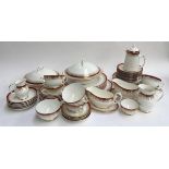 A Royal Grafton 'Majestic' dinner service, to include tureens, dinner plates, side plates, bowls,