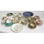 A quantity of mixed ceramics, to include Crown Staffordshire; Royal Stafford; Wedgwood; Stanley;