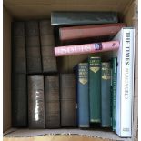 A box of books, mostly Odham's Press '50...' series; A Story of the World in Pictures and other