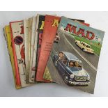 A small collection of 'Mad' comics, issues 49, 50, 52, 60, 76, 81, 86, 88, 90, 92, 94, 95, 96, 97,