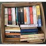 A large mixed box of books