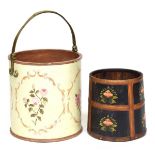 Two wooden pails