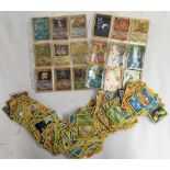 A quantity of approx. 400 Pokemon cards, mainly from Base, Fossil, Team Rocket and Jungle sets, to i