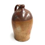 A stoneware flagon, stamped 'Chick Spirit Merchant, Bridport', 39cmH