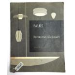 A 1950s Falks Decorative Glassware catalogue no. 806/56