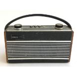 A Roberts Rambler II radio on swivel base