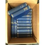Charles Dickens, 16 vols. in blue boards, 1930s, Hazell, Watson and Viney
