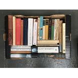 A mixed box of books to include V.S Naipaul, P.D James, Arthur Grimbel, Rudyard Kipling etc