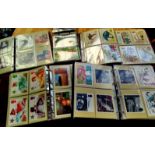 A large quantity of approx. 900 postcards, mainly Post Office collection, within five folders