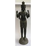 A large bronze stature of the god Shiva, 101cmH, approx. 19kg
