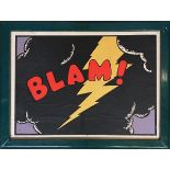 Manner of Lichtenstein, artists proof, 'Blam!', signed indistinctly lower right, dated 1976, 42.