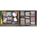 A mixed box of music cassettes to include Bob Marley, Rainbow, Duran Duran, Yello, The Beat,