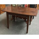 A small 20th century coffee table, 75x44x46cmH