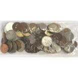A mixed lot of coins from France, Cyprus, Ireland, Croatia, Greece, Spain, Canada, America, The