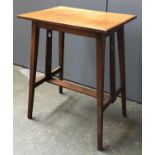 A Liberty style Arts and Crafts oak occasional table, 56x40x70cmH