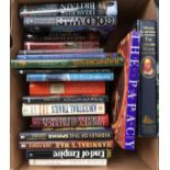 A box of books to include 'William Shakespeare the Complete Works', some history, some military etc