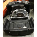 A Hyundai circular saw in carry case