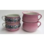 Two pairs of chamber pots, to include Wilton and Royal Doulton