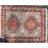 Two small rugs, each 105x82