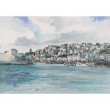 Alex Prowse, Brixham Harbour, watercolour, signed and dated 1993 lower right, 52x74cm