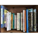 A box of gardening interest books, some reference