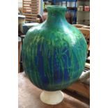 A large studio pottery vase, by Jen Shen 63cmH