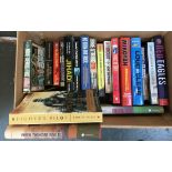 A box of books, a mixture of military, aviation and Vietnam war interest