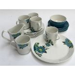 A Johnson Bros. 'Southwind' part tea set