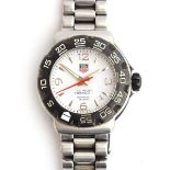 A Tag Heuer Formula 1 Professional 200m stainless steel gentleman's wristwatch ref. WAC1111-0, no.