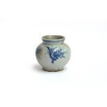 A Korean blue and white Joseon Dynasty vase, 10cm high